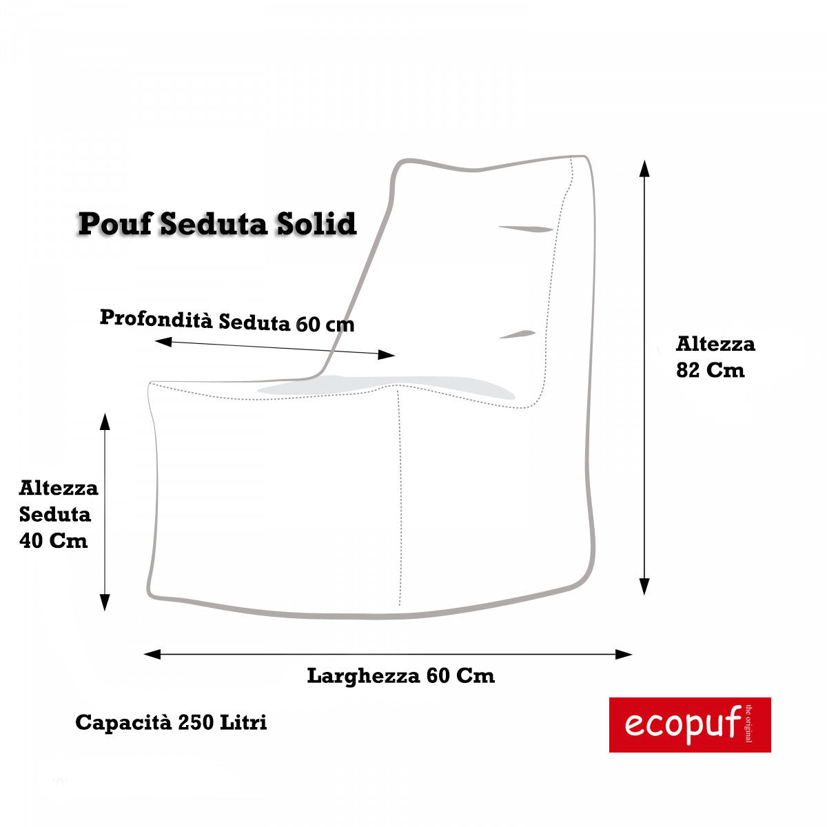 Solid Pouf Sacco Seduta Morbida in Microfibra Design Patchwork