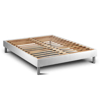 Pacchetto letto completo - Materasso 140x190cm + Box spring con doghe (kit) + 2 cuscini + Piumino - Vital Power Zen