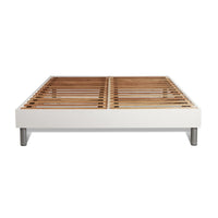 Pacchetto letto completo - Materasso 140x190cm + Box spring con doghe (kit) + 2 cuscini + Piumino - BodyFlex