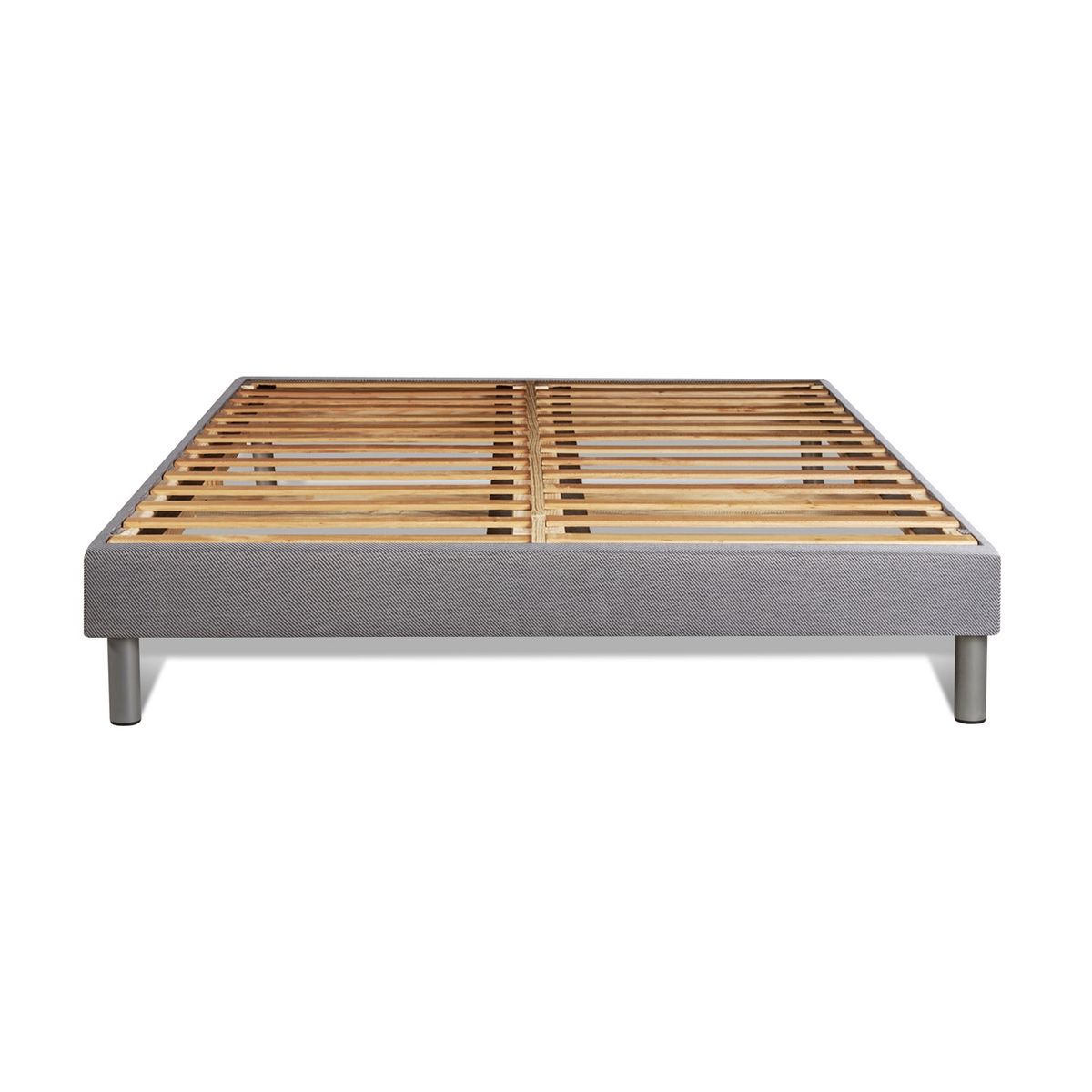 Pacchetto letto completo - Materasso 180x200cm + Box spring con doghe (kit) + 2 cuscini + Piumino - BodyFlex