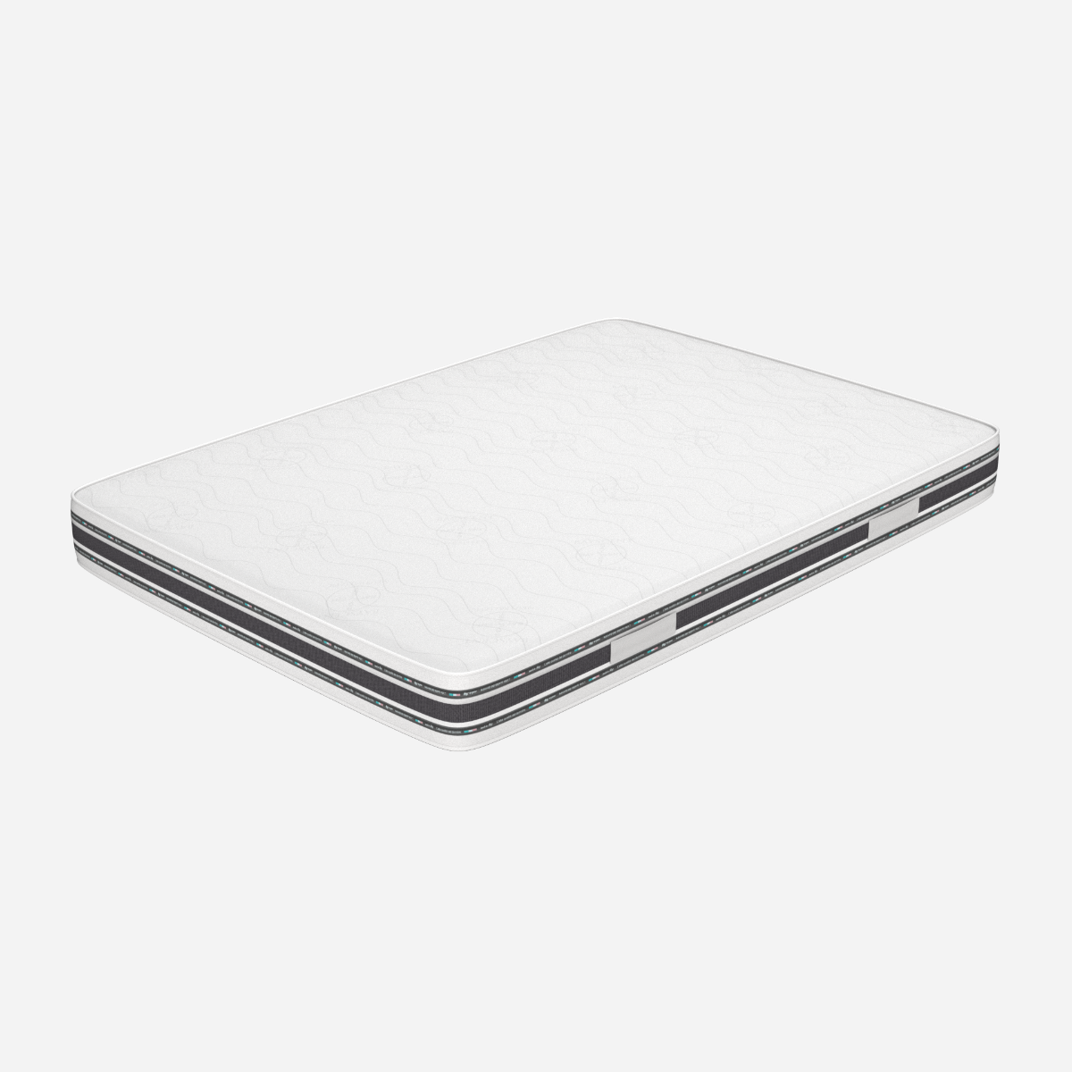 Materasso Memory Una Piazza e Mezza 120x200, Alto 23 cm - Sfoderabile, Rivestimento Bayscent, Traspirante | Petalo