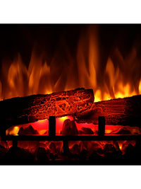 Caminetto elettrico da pavimento a libera installazione a LED Bianco - SONO