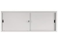Sopralzo per armadio ad ante scorrevoli da ufficio di colore grigio cm. 180x45x85h