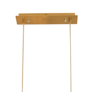 LÚZETE - SOSPENSIONE 8 LUCI FERRO ORO NICOLETTA