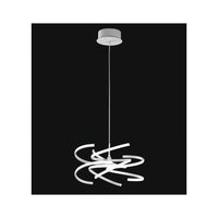 Sospensione a led in metallo bianco 70W 6396 B Perenz 3000k