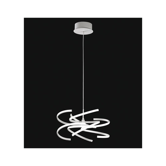 Sospensione a led in metallo bianco 70W 6396 B Perenz 4000k