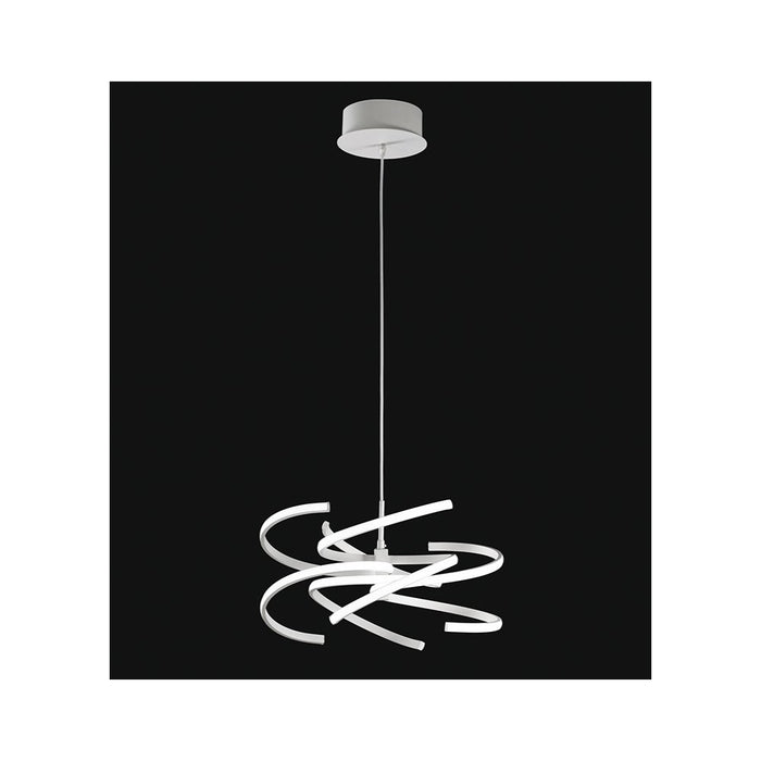 Sospensione a led in metallo bianco 70W 6396 B Perenz 4000k