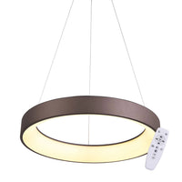 LÚZETE - SOSPENSIONE LED POWELL 50W REGOLABILE CAFFÈ