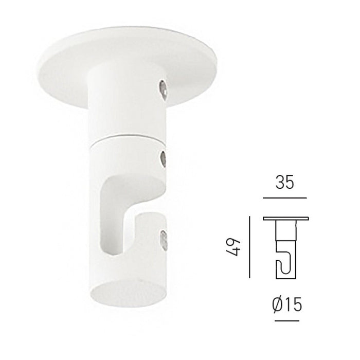 Sospensione vetro blu gea luce numa bt3 bl e27 led lampada soffitto decentramento moderna, finitura metallo bianco