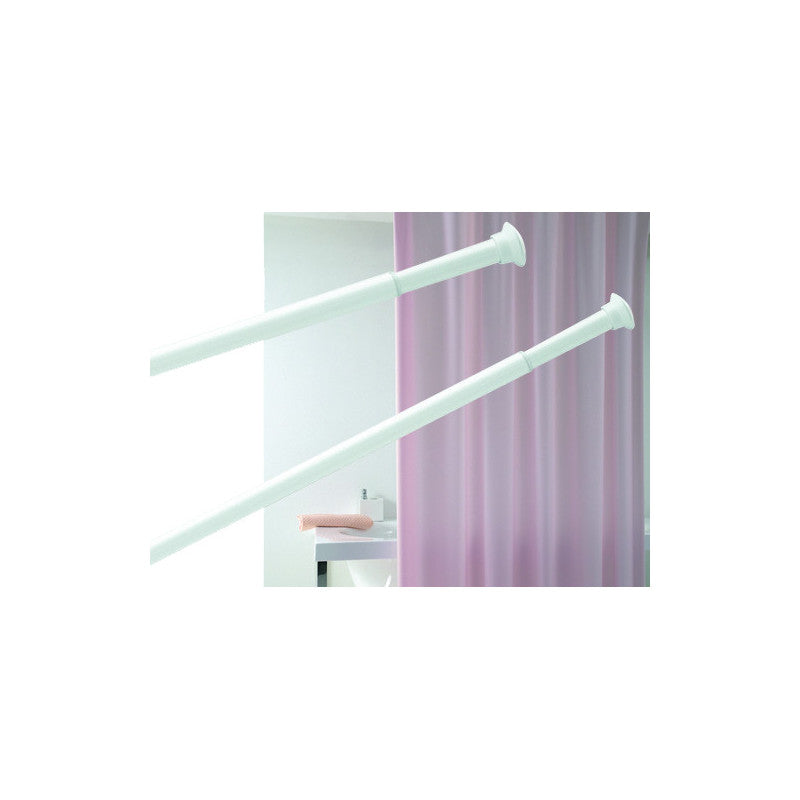 Sostegni doccia bianchi estensibili 155–255 cm – supporti per box doccia