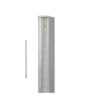 Sottopensile Led Smd Trasparente Reglette Plafoniera 30 60 90 Cm 6500 3000 4000k  -bianco Freddo   90 Cm   -