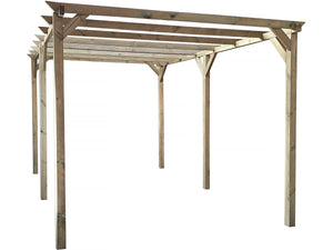 Sukkah in legno 3 x 5 m con tessuto - Kosher lemaehadrin - Skhah Non incluso