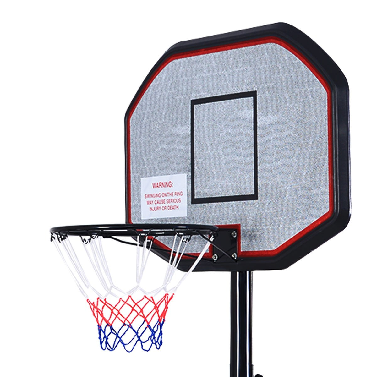Canestro da basket su supporto mobile regolabile con ruote altezza 220-305 cm 20_0000866