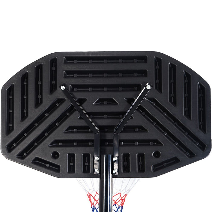 Canestro da basket su supporto mobile regolabile con ruote altezza 220-305 cm 20_0000866