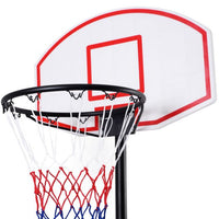 Canestro da basket portatile regolabile altezza 1,78 m 2,08 m in pe e telaio in acciaio base 74 x 55 x 13 cm riempibile 20_0008970