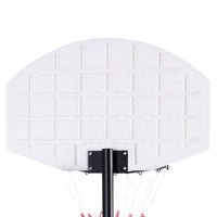 Canestro da basket portatile regolabile altezza 1,78 m 2,08 m in pe e telaio in acciaio base 74 x 55 x 13 cm riempibile 20_0008970