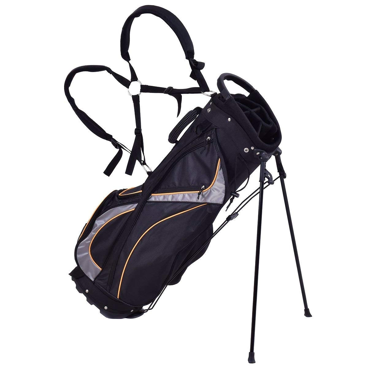Borsa da golf tessuto in poliestere 9 Pollici Sacca di golf professionalecon tracolla Nero-Golf
