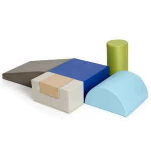 Set con 6 pezzi per giocare e arrampicarsi, Blocchi per bambini per sviluppo motricit¨¤-Giocattoli educativi