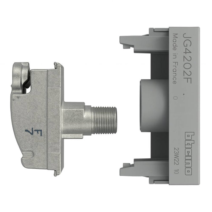 Bticino jg4202f connettore coassiale tv tipo f 75 ohm aggancio a vite