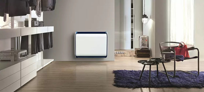 Radiatore Stufa a Gas Italkero POSTER SP90 Bianco da 7,87 kW Metano o Gpl Completa di Kit Fumi