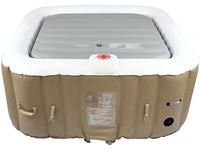 Copertura gonfiabile quadrata per spa 111 x 113 cm - Grigio