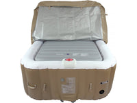 Copertura gonfiabile quadrata per spa 111 x 113 cm - Grigio