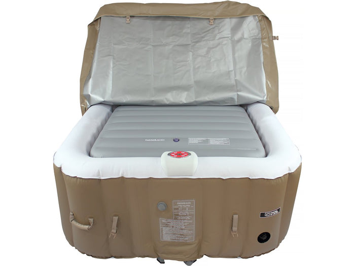 Copertura gonfiabile quadrata per spa 111 x 113 cm - Grigio