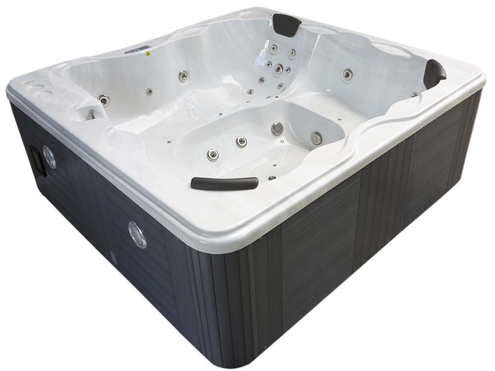 Spa "Cuba" 6 posti - Vasca bianca - Sistema Balboa +Bluetooth integrato - 220x210x80cm