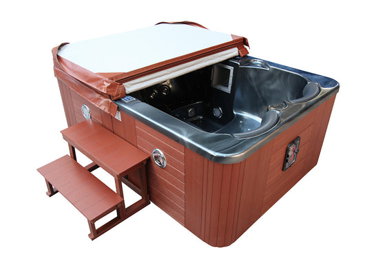 Spa "Fidji" 4 posti - Vasca grigia - Sistema Balboa + stazione Iphone integrata - 210x152x81 cm