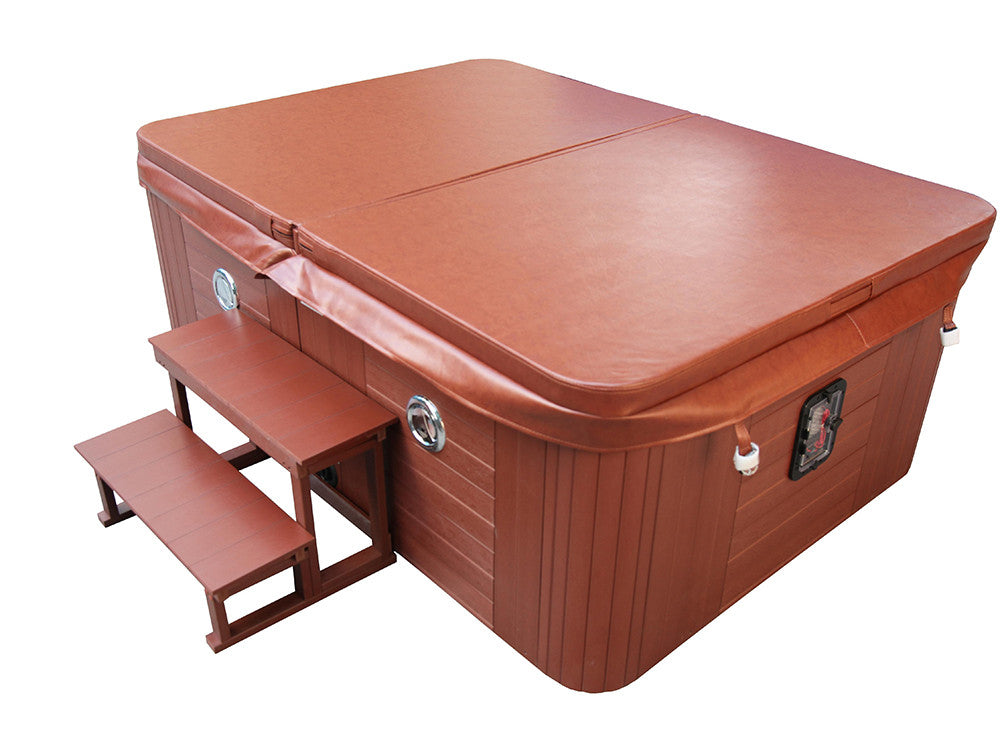 Spa "Fidji" 4 posti - Vasca grigia - Sistema Balboa + stazione Iphone integrata - 210x152x81 cm