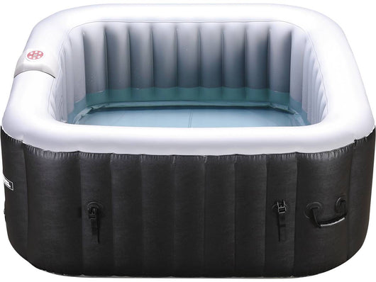 Spa gonfiabile NICE in PVC - 4 posti a sedere - Grigio/Nero