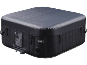 Spa gonfiabile NICE in PVC - 4 posti a sedere - Grigio/Nero