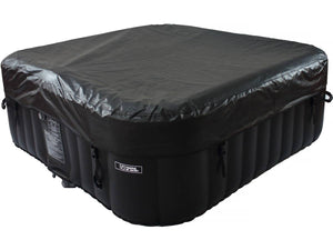 Spa gonfiabile "Nice" con cerchio LED galleggiante - 6 posti - Grigio/Nero