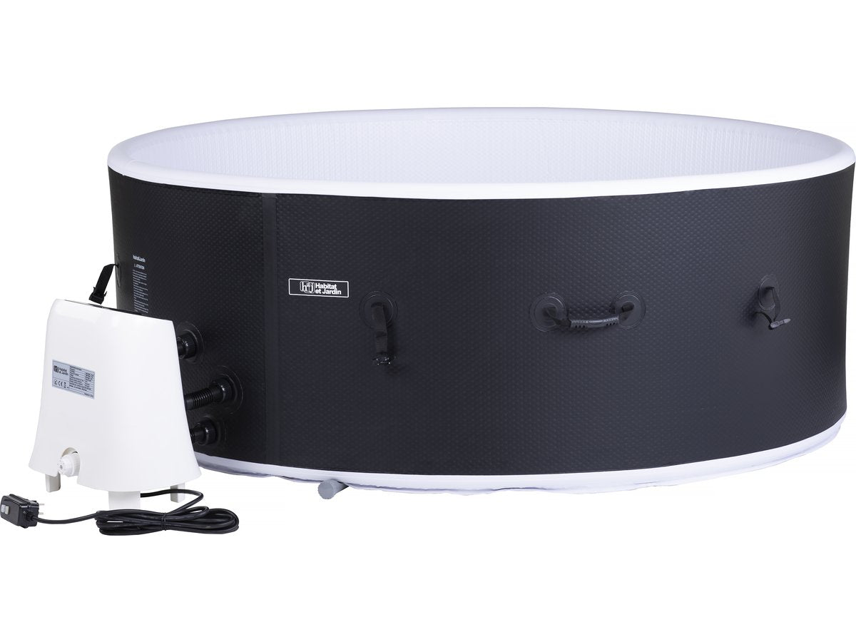 Spa gonfiabile in PVC Antibes 6 posti cpoloNero / Bianco