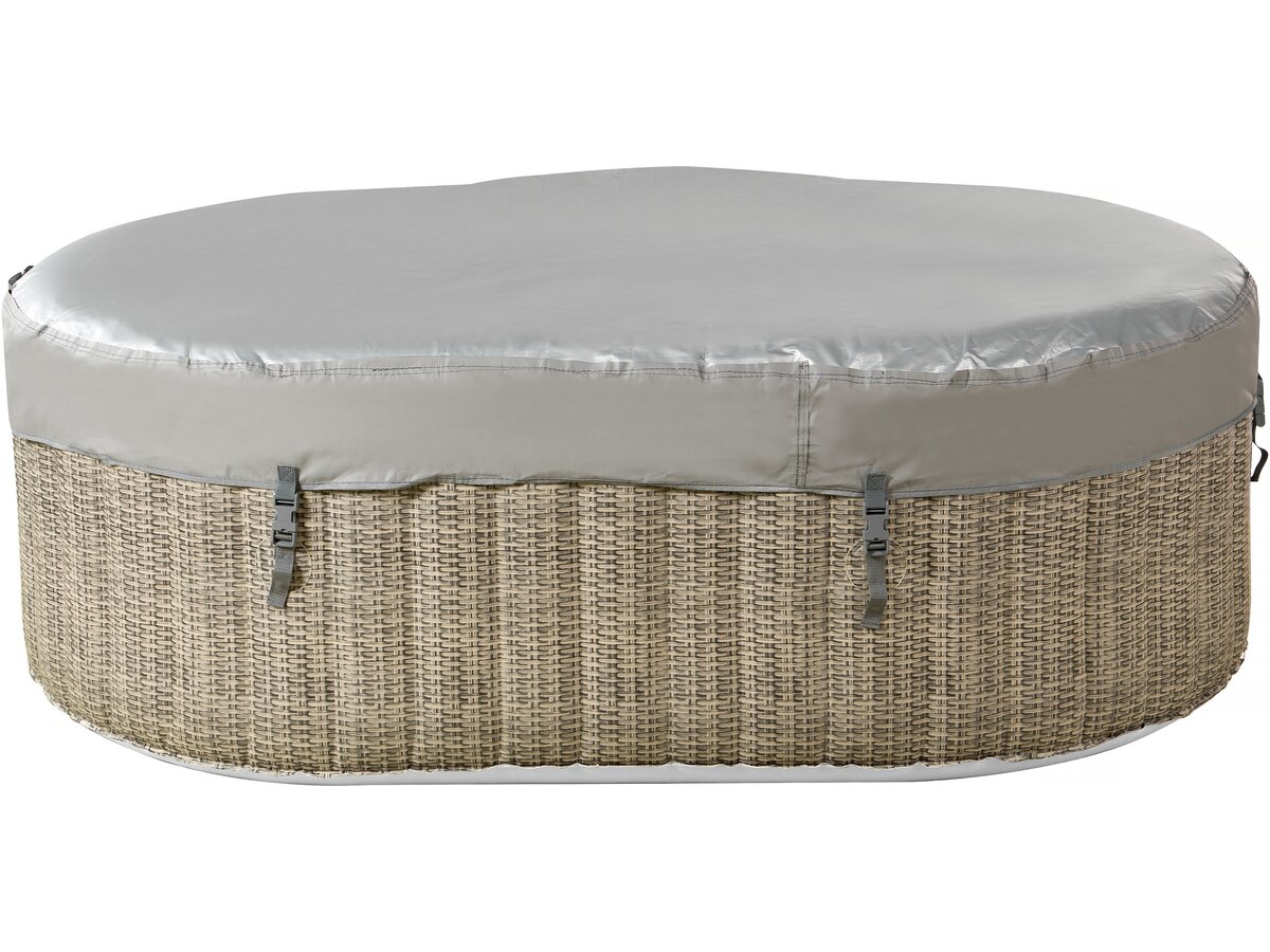 Spa ovale in PVC "Paris" - 2 posti - Marrone / Grigio chiaro