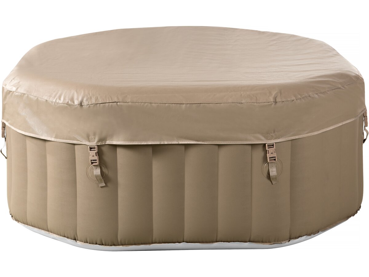 Spa gonfiabile ottagonale in PVC "Los Angeles" - 4 posti - Beige