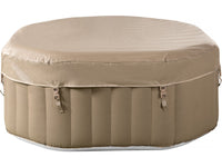 Spa gonfiabile ottagonale in PVC "Los Angeles" - 4 posti - Beige