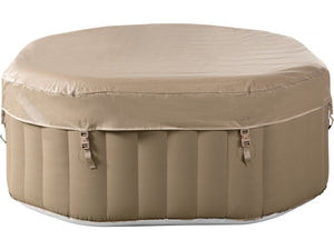 Spa gonfiabile ottagonale in PVC "Los Angeles" - 4 posti - Beige