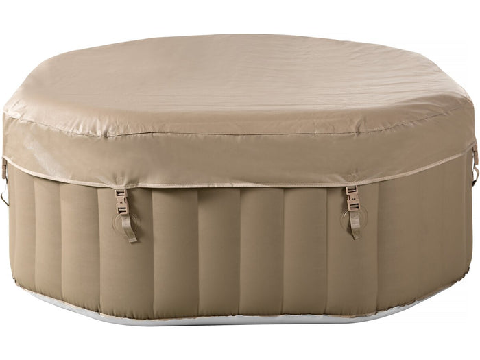 Spa gonfiabile ottagonale in PVC "Los Angeles" - 4 posti - Beige