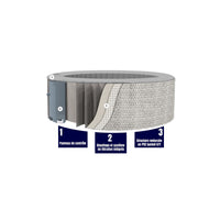 Spa gonfiabile quadrata a 6 posti - Sunspa - Fascia LED inclusa - Dimensioni : 185 x 185 cm