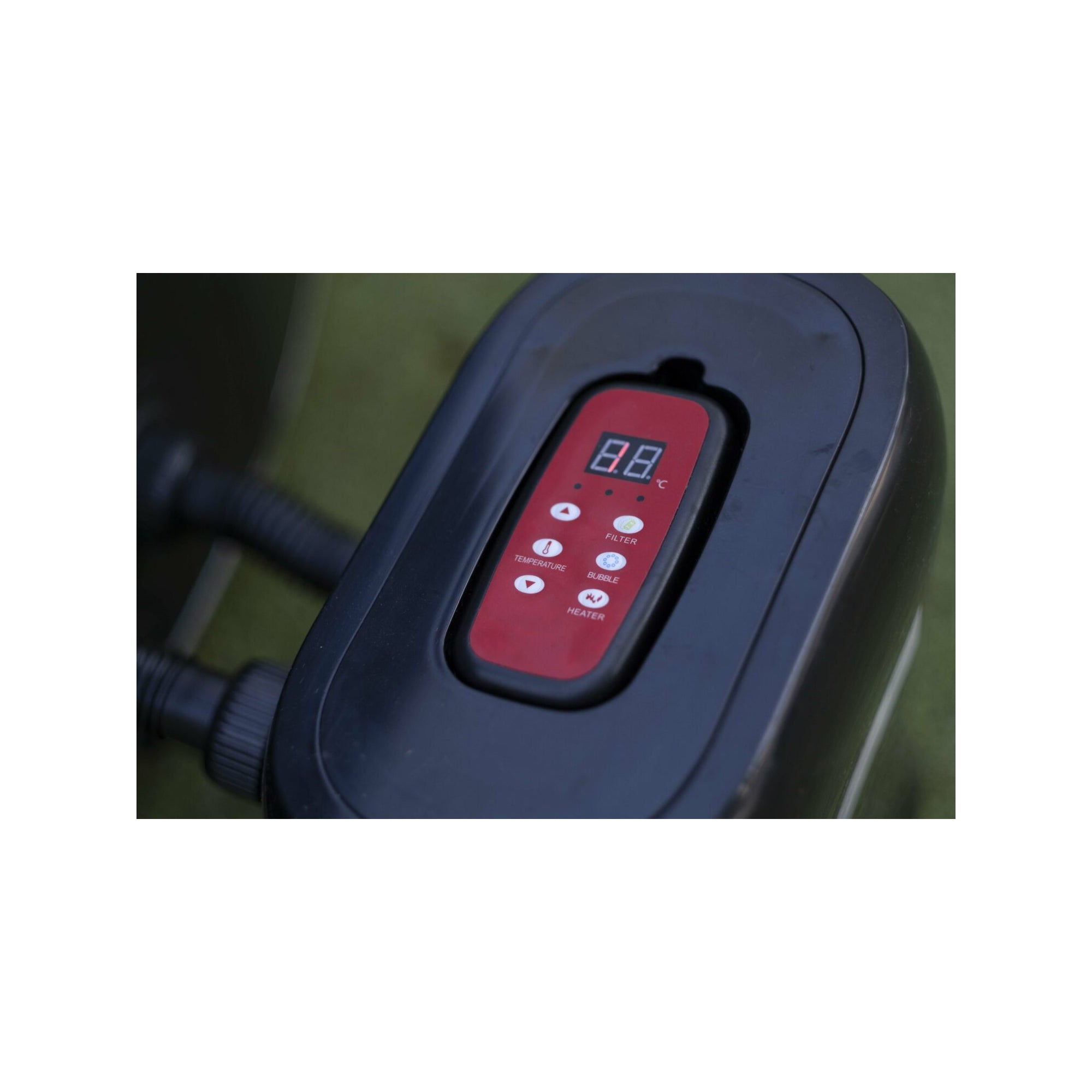 Ospazia Spa gonfiabile rotonda a 6 posti con punto Goccia - - Diametro: 200 cm - Filtro e copertura inclusi