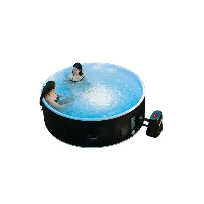 Ospazia Spa gonfiabile rotonda a 6 posti con punto Goccia - - Diametro: 200 cm - Filtro e copertura inclusi