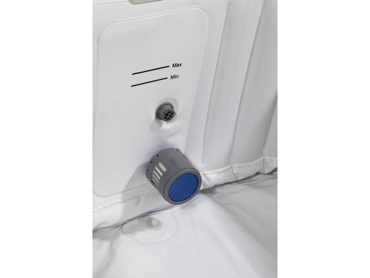 SPA GONFIABILE MONAC IN PVC - 4 POSTI- TORTORA/CREMA