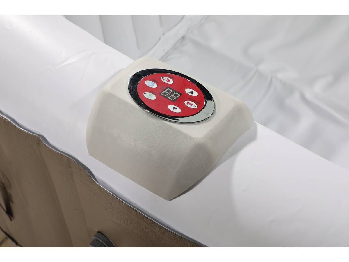 SPA GONFIABILE MONAC IN PVC - 4 POSTI- TORTORA/CREMA