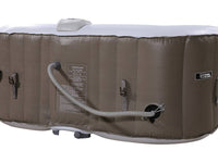 SPA GONFIABILE MONAC IN PVC - 4 POSTI- TORTORA/CREMA