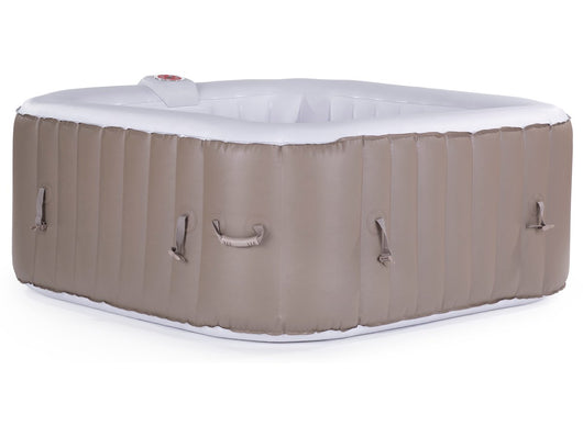 SPA GONFIABILE MONAC IN PVC - 6 POSTI- TORTORA/CREMA