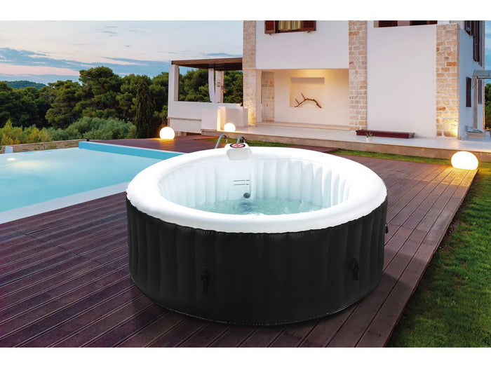 SPA GONFIABILE SAINT TROPEZ IN PVC 4 POSTI Colore Nero
