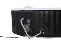 SPA GONFIABILE SAINT TROPEZ IN PVC 4 POSTI Colore Nero