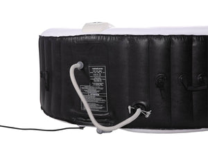 SPA GONFIABILE SAINT TROPEZ IN PVC 4 POSTI Colore Nero