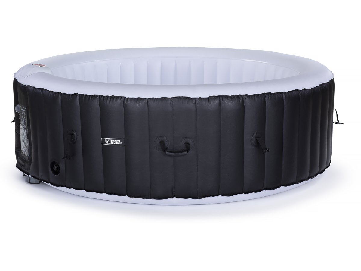 SPA GONFIABILE SAINT TROPEZ IN PVC - 6 POSTI - NERO